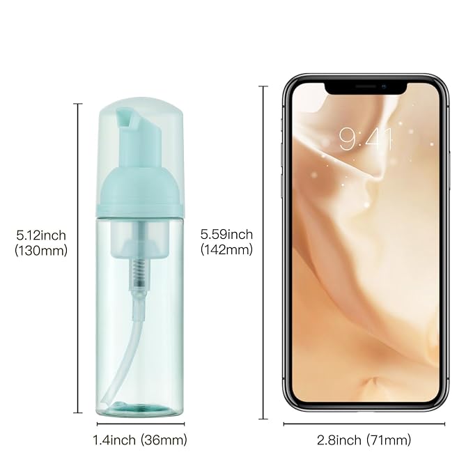 Tekson 30PCS Soap Foam Bottle, Empty Travel Foaming Lash Shampoo - Image 5
