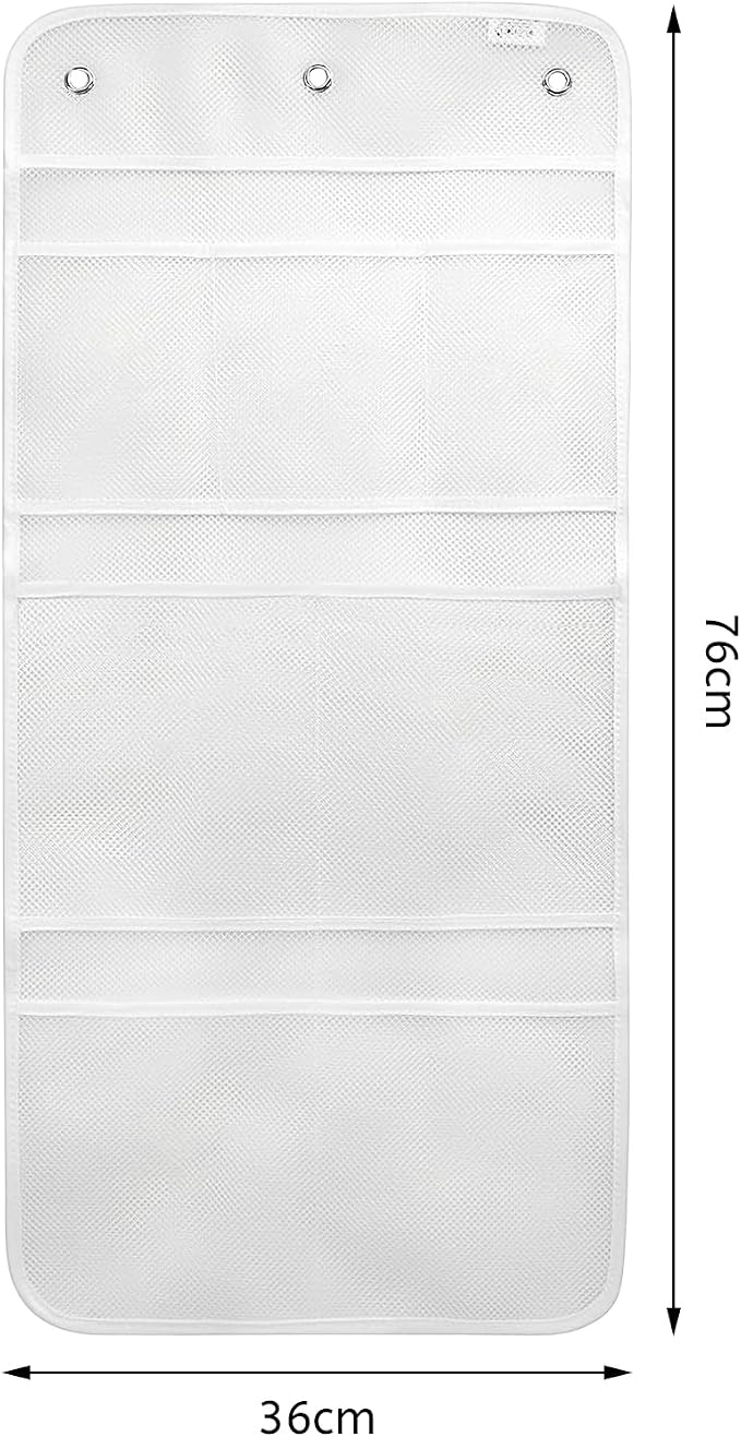 Upgrade 2 Pack Mesh Shower Caddy, 7 Pockets Hanging Shower Organizer - Image 7