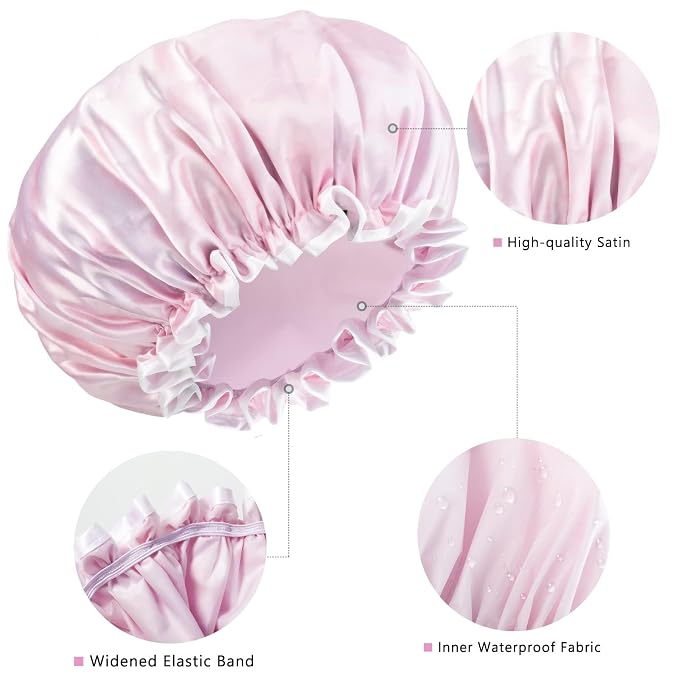 Aquior Shower Caps, Reusable Shower Cap - Image 2