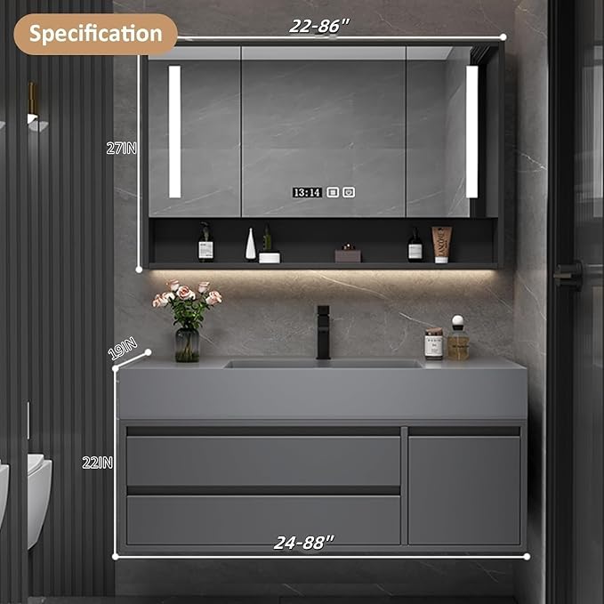 88IN Bathroom Vanity - Image 2