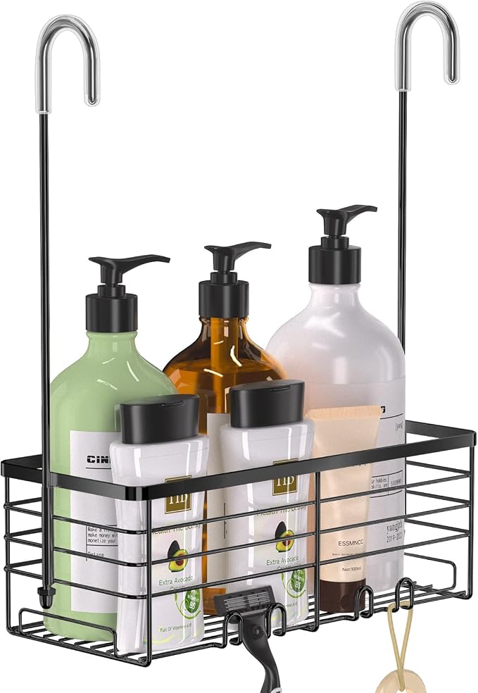YUOROS Hanging Shower Caddy, Over the Door Shower Organizer Rack 304 Stainless by YUOROS