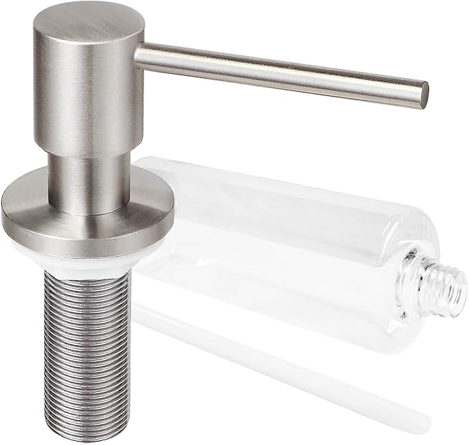 Deck Mounted Brass Kitchen Sink Soap Dispenser or Lotion Dispenser by EADOT