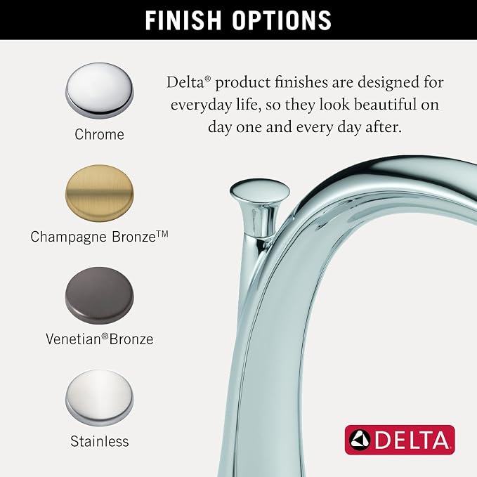 Delta Faucet Lahara 2-Handle Widespread Roman Tub Faucet - Image 6