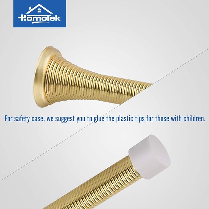 HOMOTEK 12 Pack Spring Door Stopper - Image 4