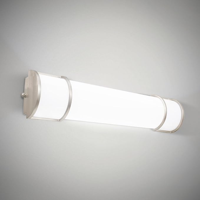 ASD LED 24" Vanity Flush Mount Light Fixture, Linear Bathroom Lighting Bar | by ASDLightingCorporation