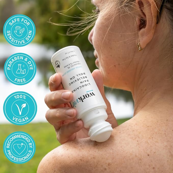 Lidocaine Roll On Pain Relief Cream, Safe - Image 6