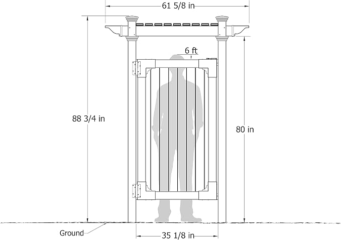 Zippity Outdoor Products Hampton Shower Enclosure - Image 4