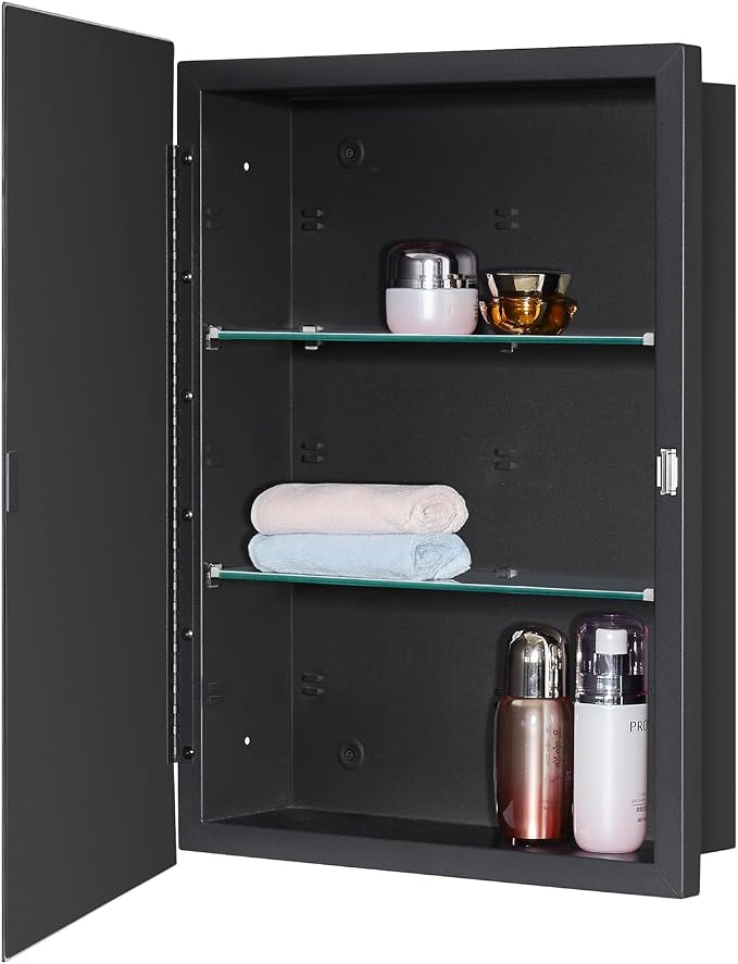 Black Bathroom Medicine Cabinet - Image 4
