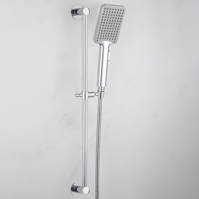 Shower Slide Bar Adjustable Handheld Shower Head Holder Wall Mount - Image 8
