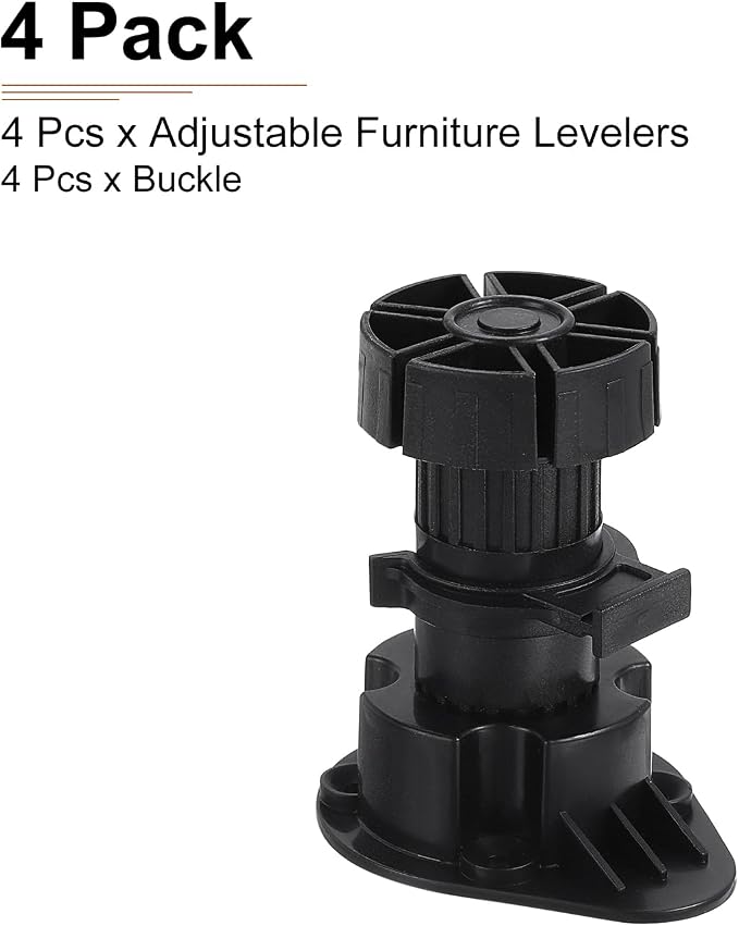 80x44mm Adjustable Leveling Feet - Image 6
