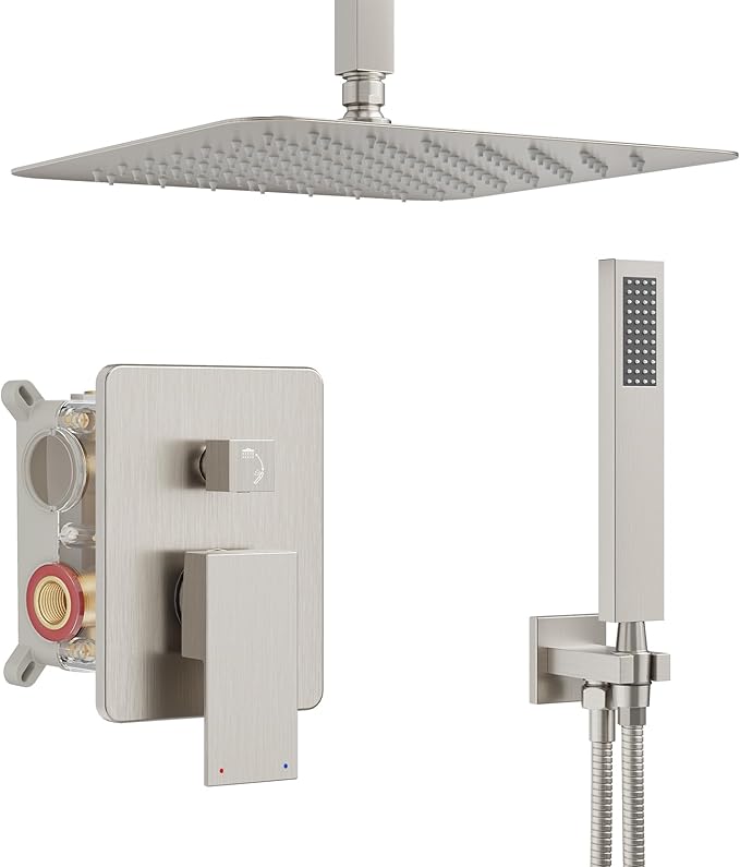 Ceiling Mount Shower Faucet Set, Shower System by HoliSpa