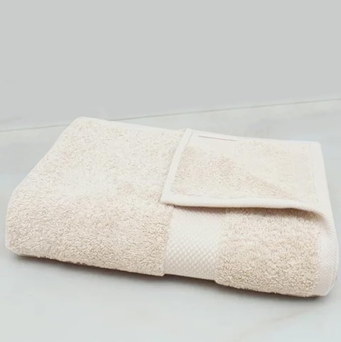Delara 100% Organic Cotton Towels 650 GSM Plush Feather Touch Quick Dry Bath - Image 2