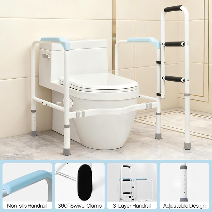 Vie Triomphe Heavy Duty Toilet Safety Rails - Image 4