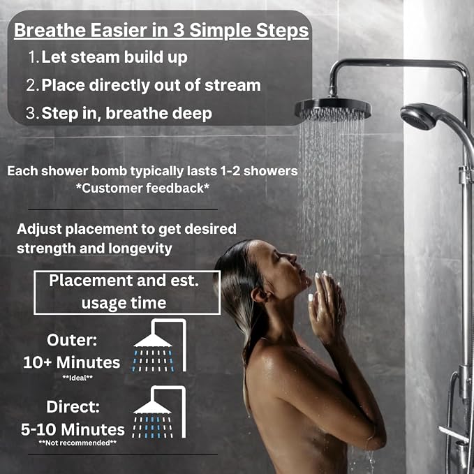Alive Shower Bombs 10-Pack – Made in USA | Powerful Aromatherapy Steamers - Image 2