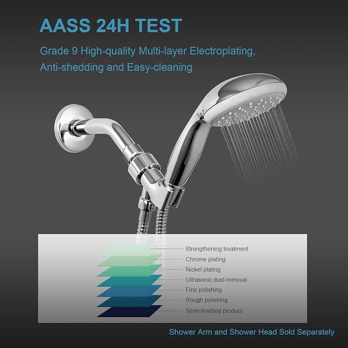 OFFO Shower Head Holder with Solid Metal Ball Joint - Image 6