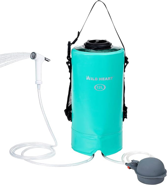 WILD HEART Camping Shower 22L/ 12L Portable Shower by WILDHEART