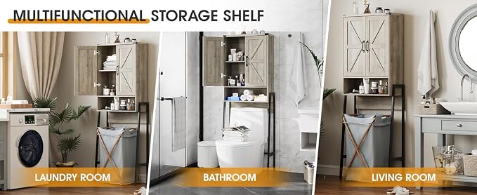 Vabches Over The Toilet Storage Cabinet - Image 9