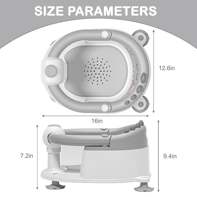 TPN Baby Bath Seat for Babies 6 Months & Up, Non-Slip Toddler Bath Seat - Image 8