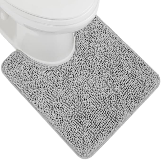 GORILLA GRIP Plush Absorbent Shaggy Chenille Bath Rug Mat by GorillaGrip