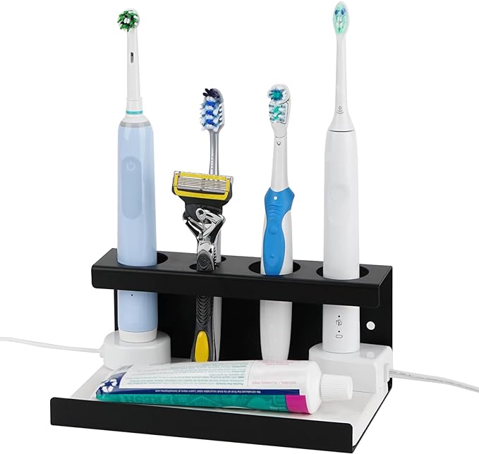 Electric Toothbrush Countertop Holder by Adorila
