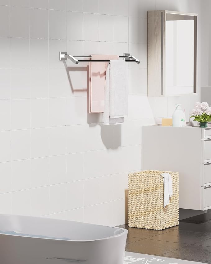 Alise Bath Double Towel Bars Towel Racks - Image 3