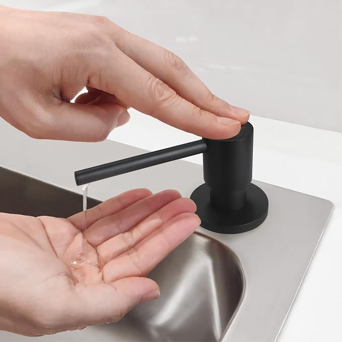Deck Mounted Brass Kitchen Sink Soap Dispenser or Lotion Dispenser - Image 2