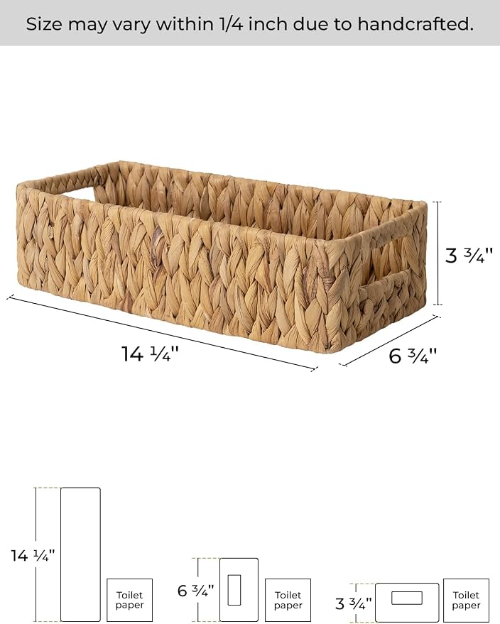 StorageWorks Water Hyacinth Basket - Image 2