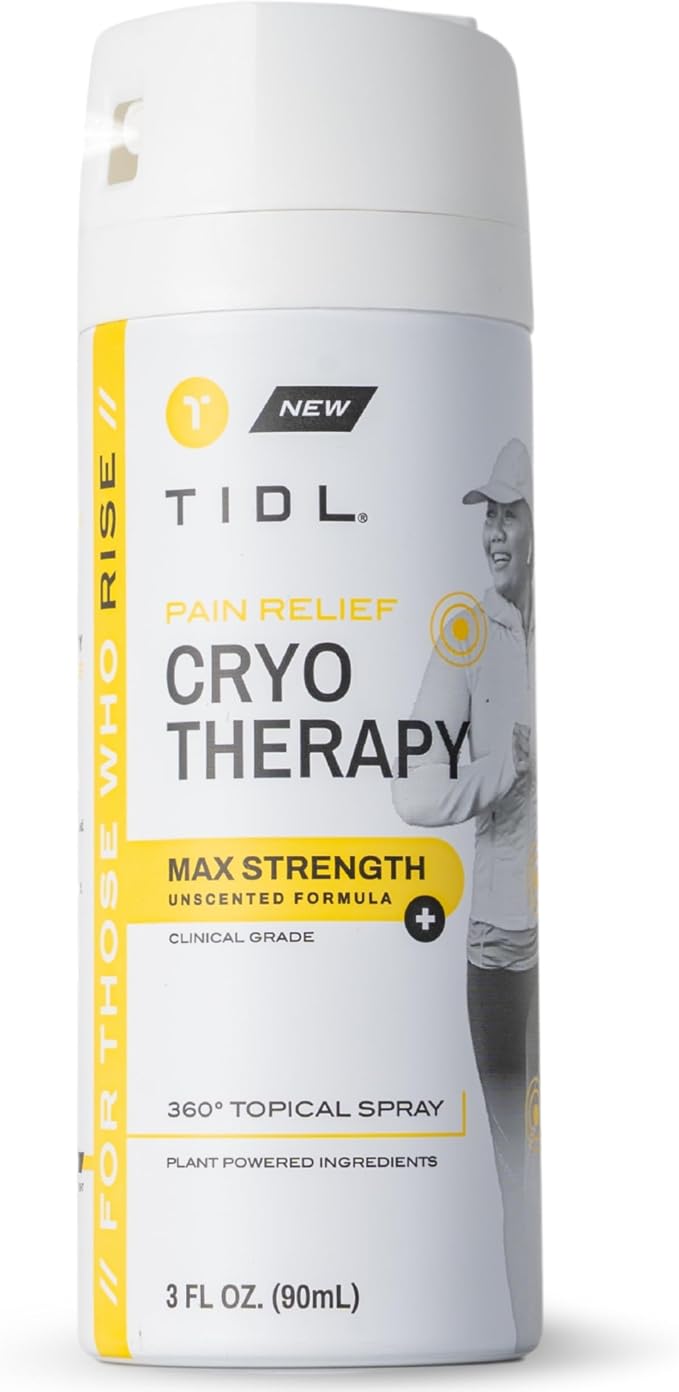 TIDL Cryotherapy Pain Relief Spray, 3 Oz, Max Strength by TIDL
