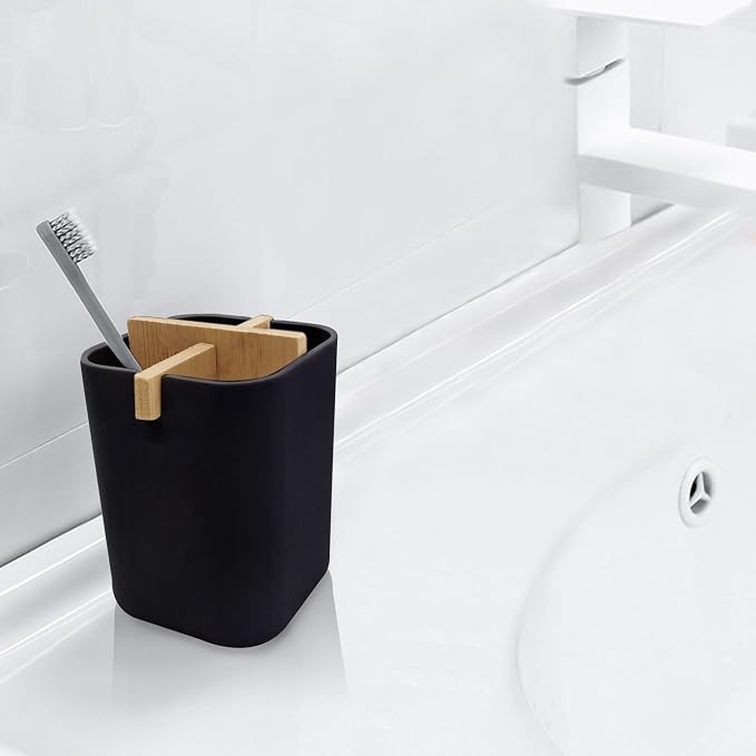 Aoheuo Bamboo-Toothbrush Holders-Multifunctional-Electric Toothbrush-Storage - Image 6