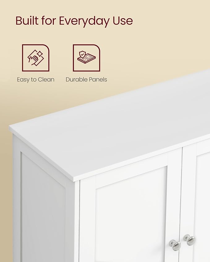 VASAGLE Floor Storage Cabinet, Shaker Cabinet - Image 6