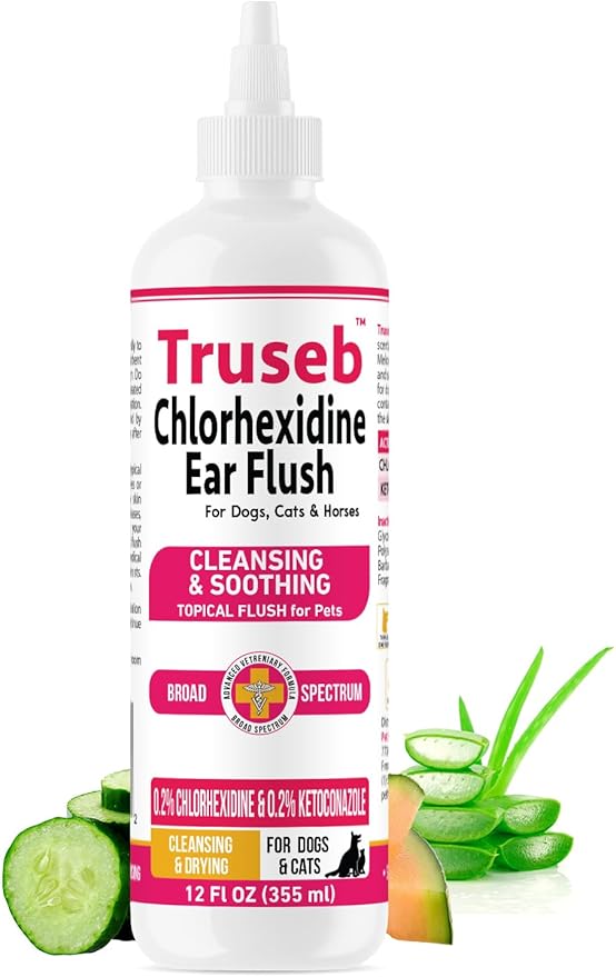 Truseb Advanced Topical Dog Ear Wash by Pet+Health+Pharma