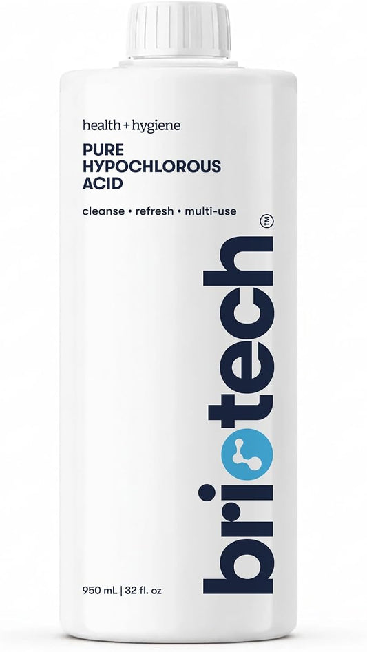 BRIOTECH Pure Hypochlorous Acid Cleanser, Original Premium HOCl Topical Solution by BRIOTECHUSA