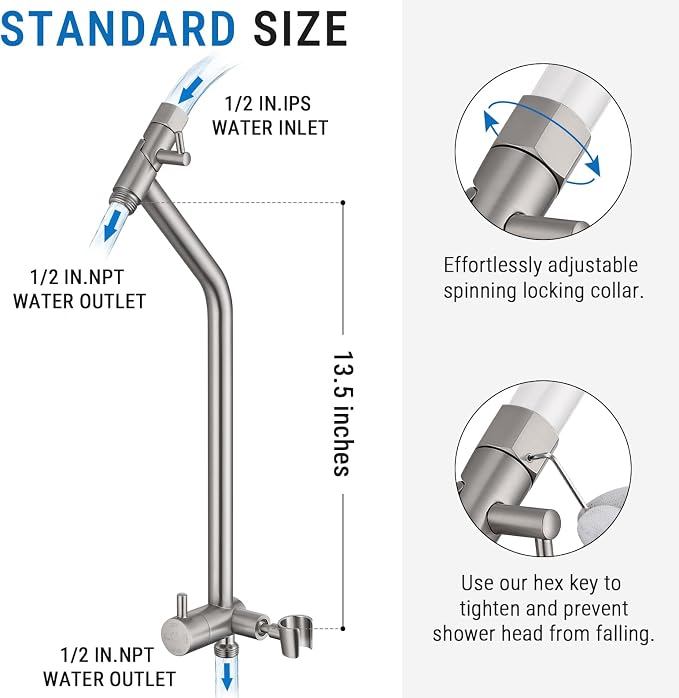 G-Promise All Metal Shower Diverter - Image 7