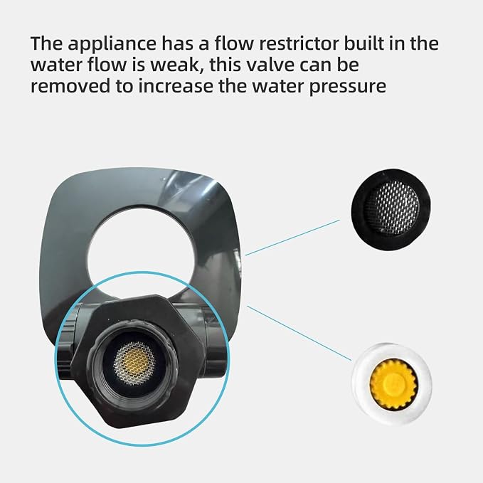 Black Shower Head with Handheld Spray Combo 2 in 1 Rainfall High Pressure with - Image 4