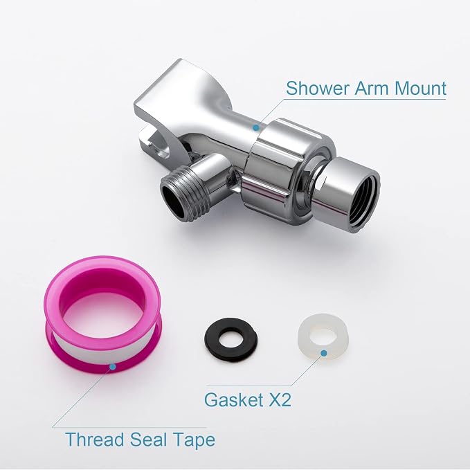 OFFO Shower Head Holder with Solid Metal Ball Joint - Image 7