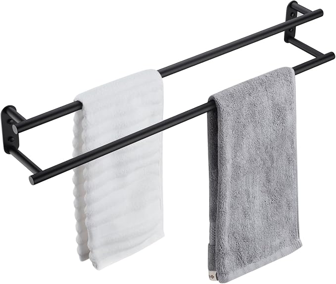 BAGNOLUX Double Towel Bar, SUS304 Towel Racks by BAGNOLUX