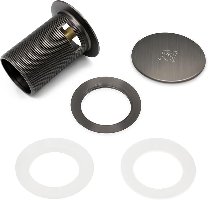 FerdY Pop-up Drain for Freestanding Bathtub, Space Gray, cUPC Certification - Image 4