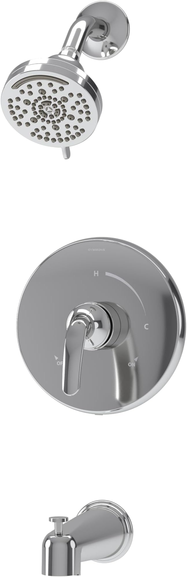 Elm Single Handle Wall Mounted Tub and Shower Trim Kit by Symmons