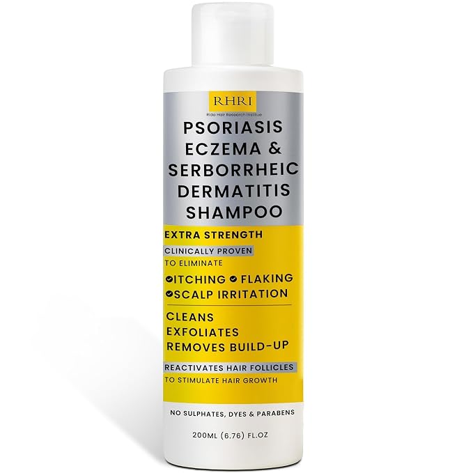 Antifungal Psoriasis Shampoo, Seborrheic Dermatitis Shampoo | Soothes Itching by RidaHairResearchInstitute