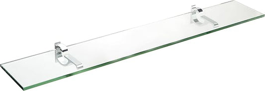 Spancraft Glass M-6x18-Chrome Monarch Glass Shelf by Spancraft