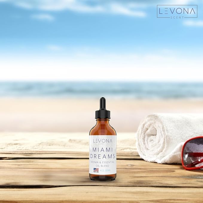 Levona Scent Essential Oils for Diffusers for Home: Miami Dreams Hotel & Home - Image 5