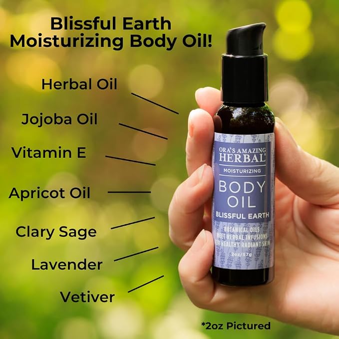 Ora's Amazing Herbal Lavender Bath Oil, Herbal Infused Moisturizing Shower and - Image 3
