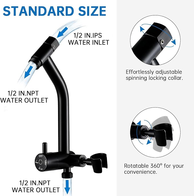 G-Promise Metal Shower Diverter - Image 5