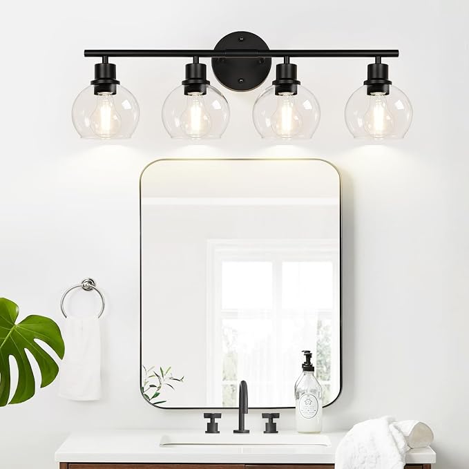 2025 Upgrade 4-Light Bathroom Light Fixtures, Vanity Lights - Image 9
