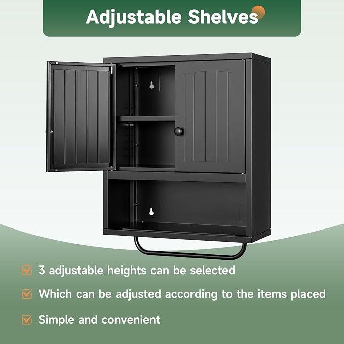 Letaya Metal Bathroom Wall Cabinet - Image 8
