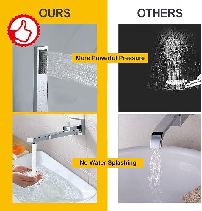 Wall Mounted Bathtub Faucet - Image 3