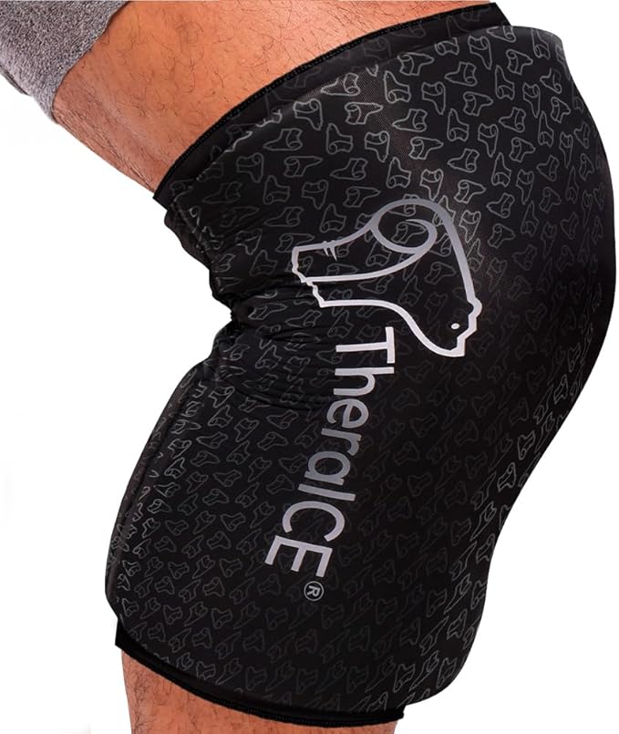 TheraICE Knee Ice Pack Wrap Compression Sleeve by TheraICERx