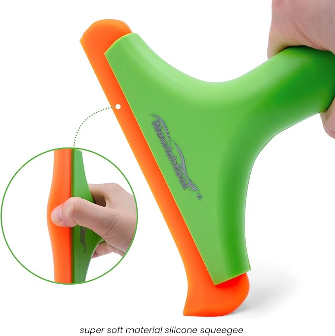 NEWISHTOOL Car Glass Small Window Squeegee, Auto Water Blade, Side Mirror Water - Image 5