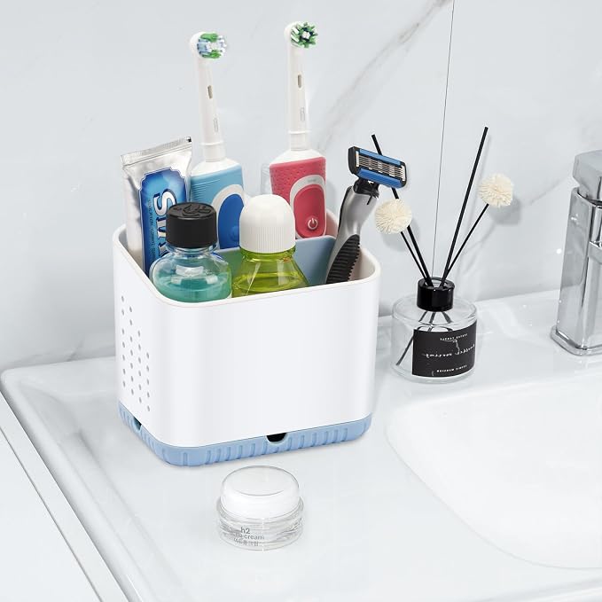 Toothbrush Holders for Bathrooms, Kids Electric Toothbrush and Toothpaste Holder - Image 2