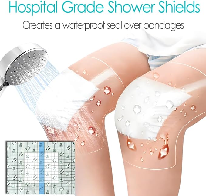 9"x9" Waterproof Shower Cover Incision Bandages - Image 3